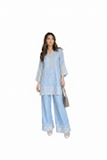 Sky Blue Coord Set - White Background